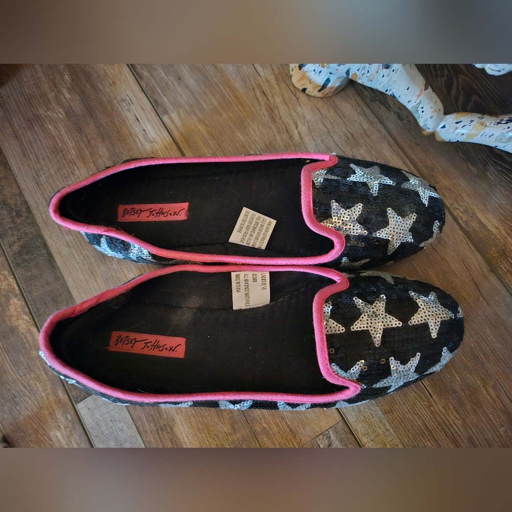 Besty Johnson Sparkle Star Flats